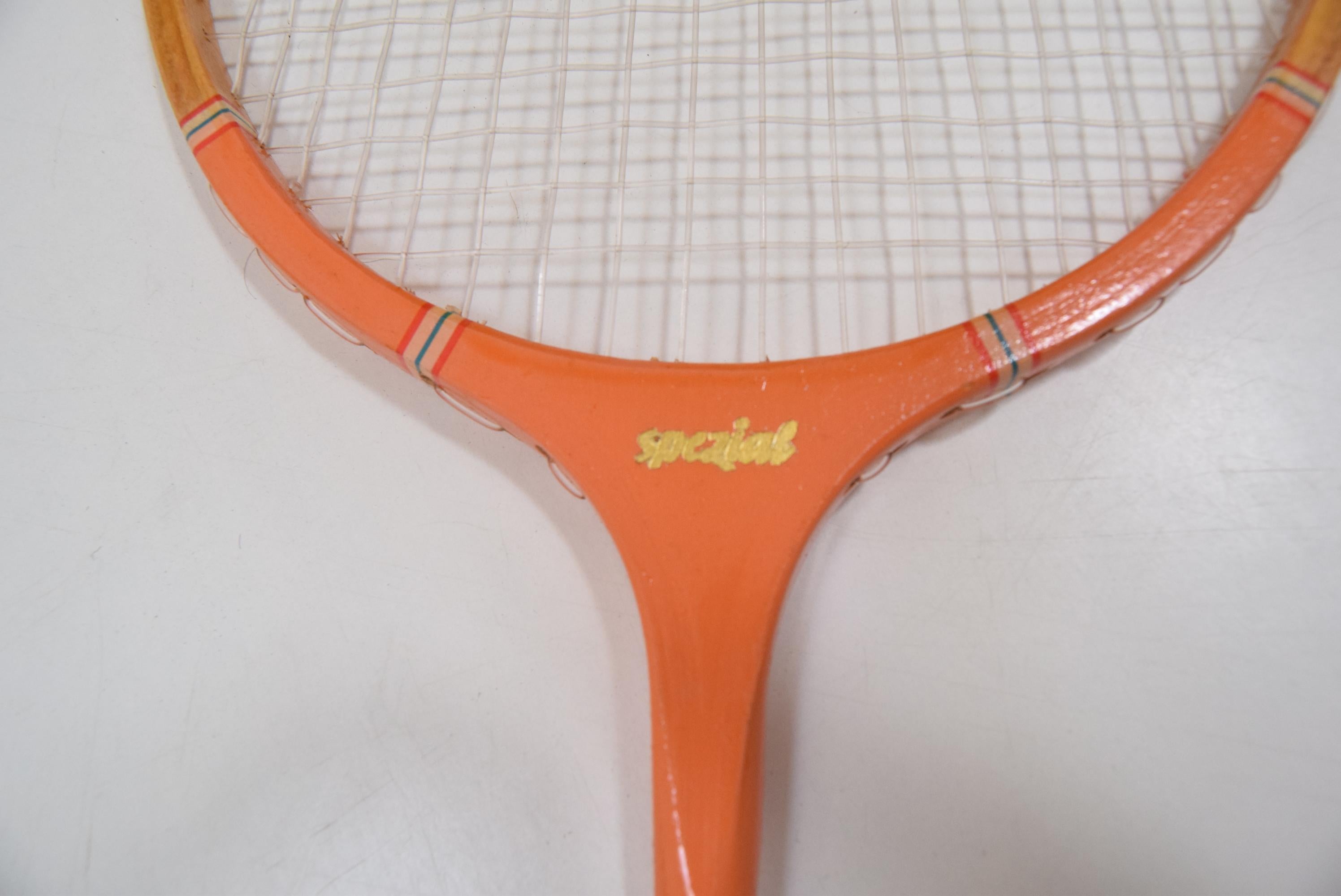 German Pair of Vintage Badminton Rackets, circa 1980's