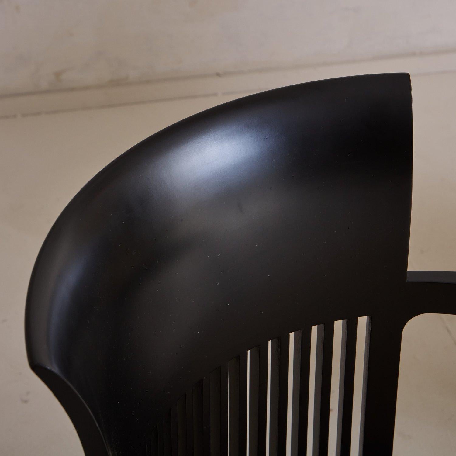 Late 20th Century Pair of Vintage Barrel Chairs Attributed to Frank Lloyd Wright for Cassina