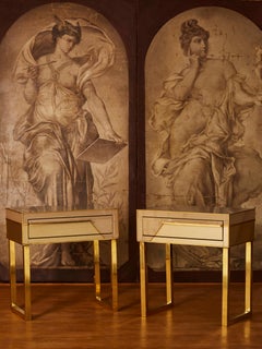 Paire de tables de chevet vintage:: par Studio Glustin