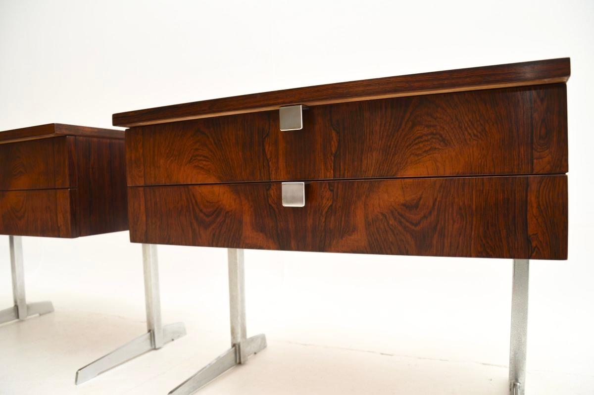 Pair of Vintage Bedsides / Side Tables For Sale 4