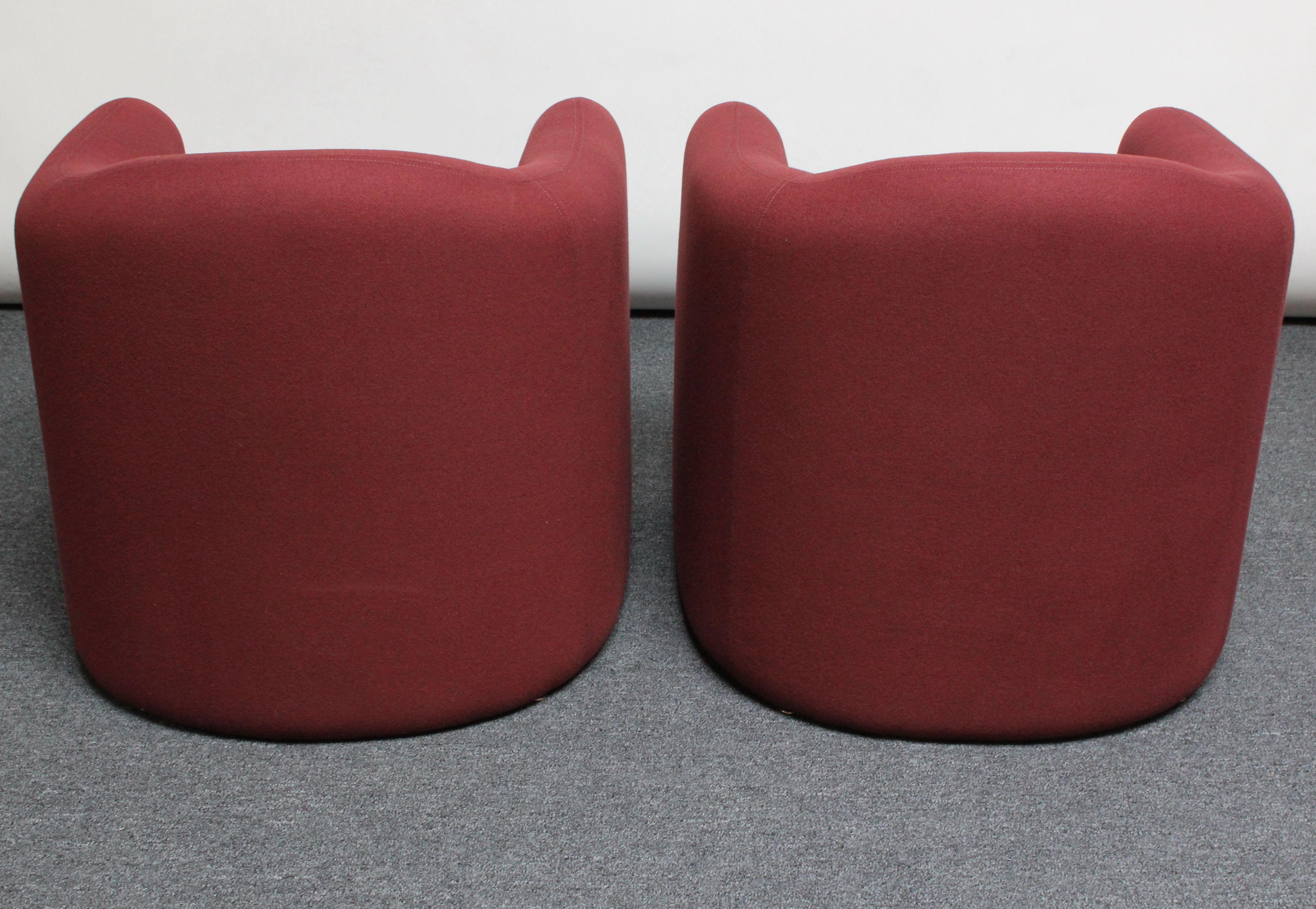 Pair of Vintage Biomorphic Lounge Chairs by Vladimir Kagan for Preview 4