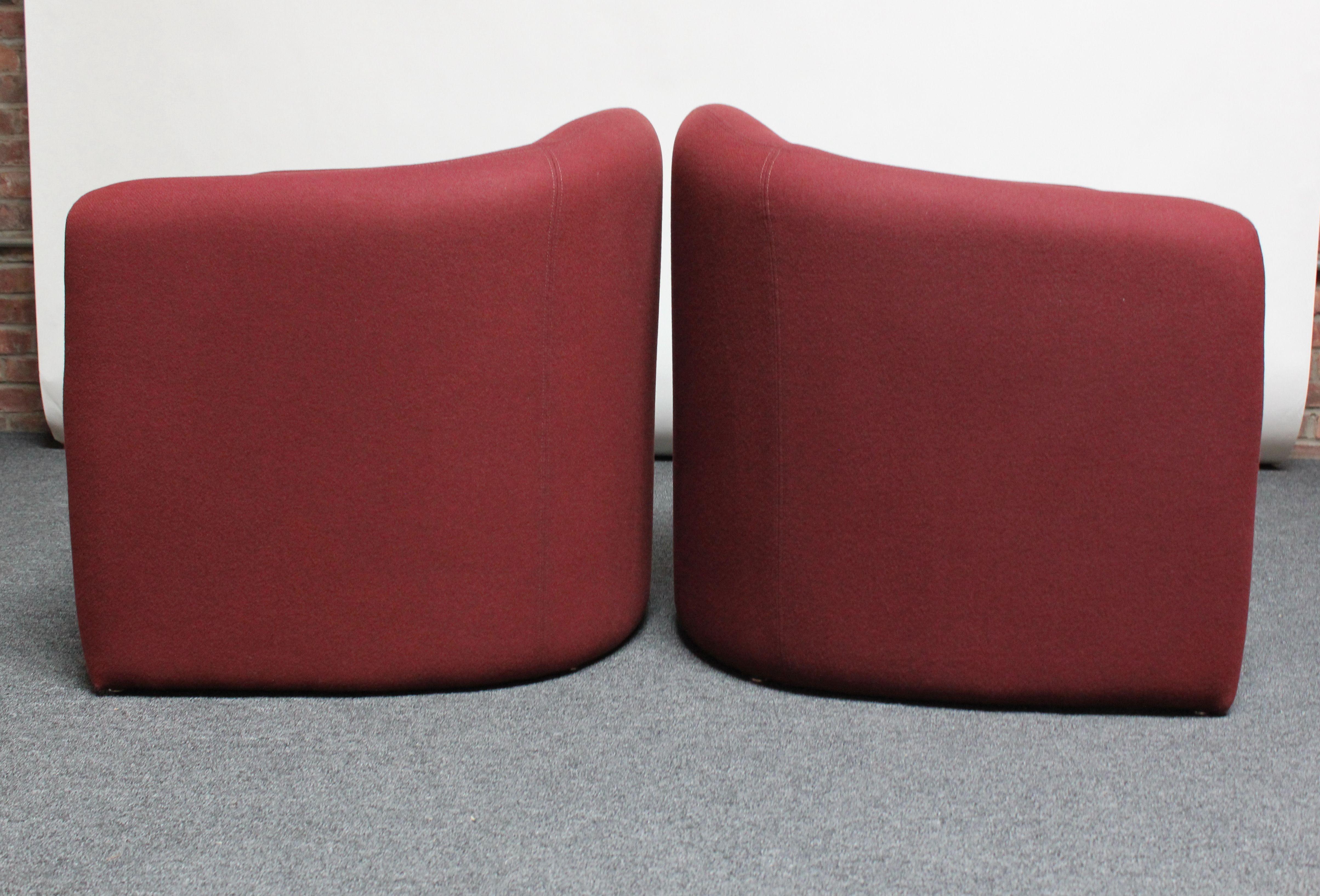 Pair of Vintage Biomorphic Lounge Chairs by Vladimir Kagan for Preview 1