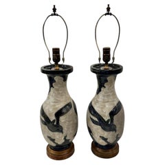 Pair of Vintage Bird Lamps