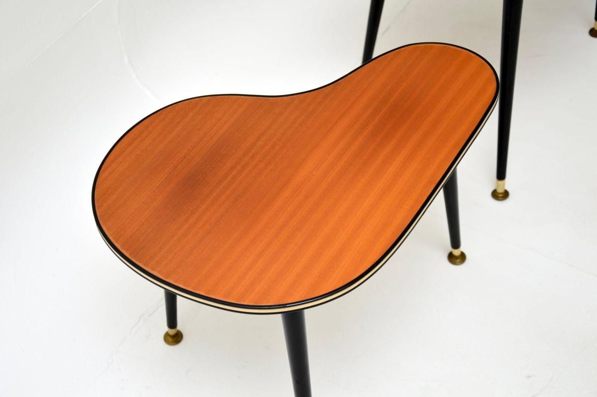 Pair of Vintage Boomerang Side Tables In Good Condition In London, GB