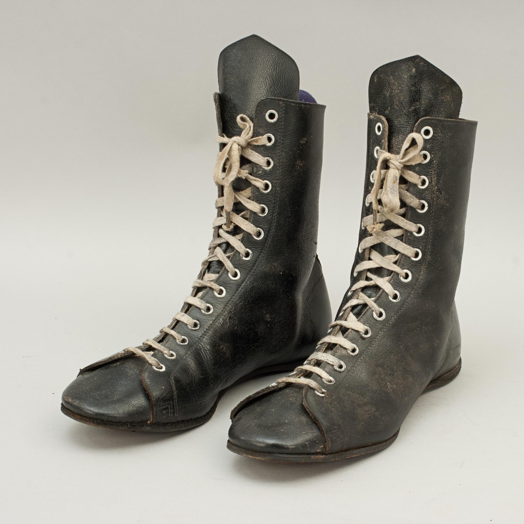 vintage boxing shoes