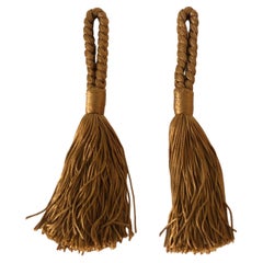 Pair of Vintage Braided Gold Tassels