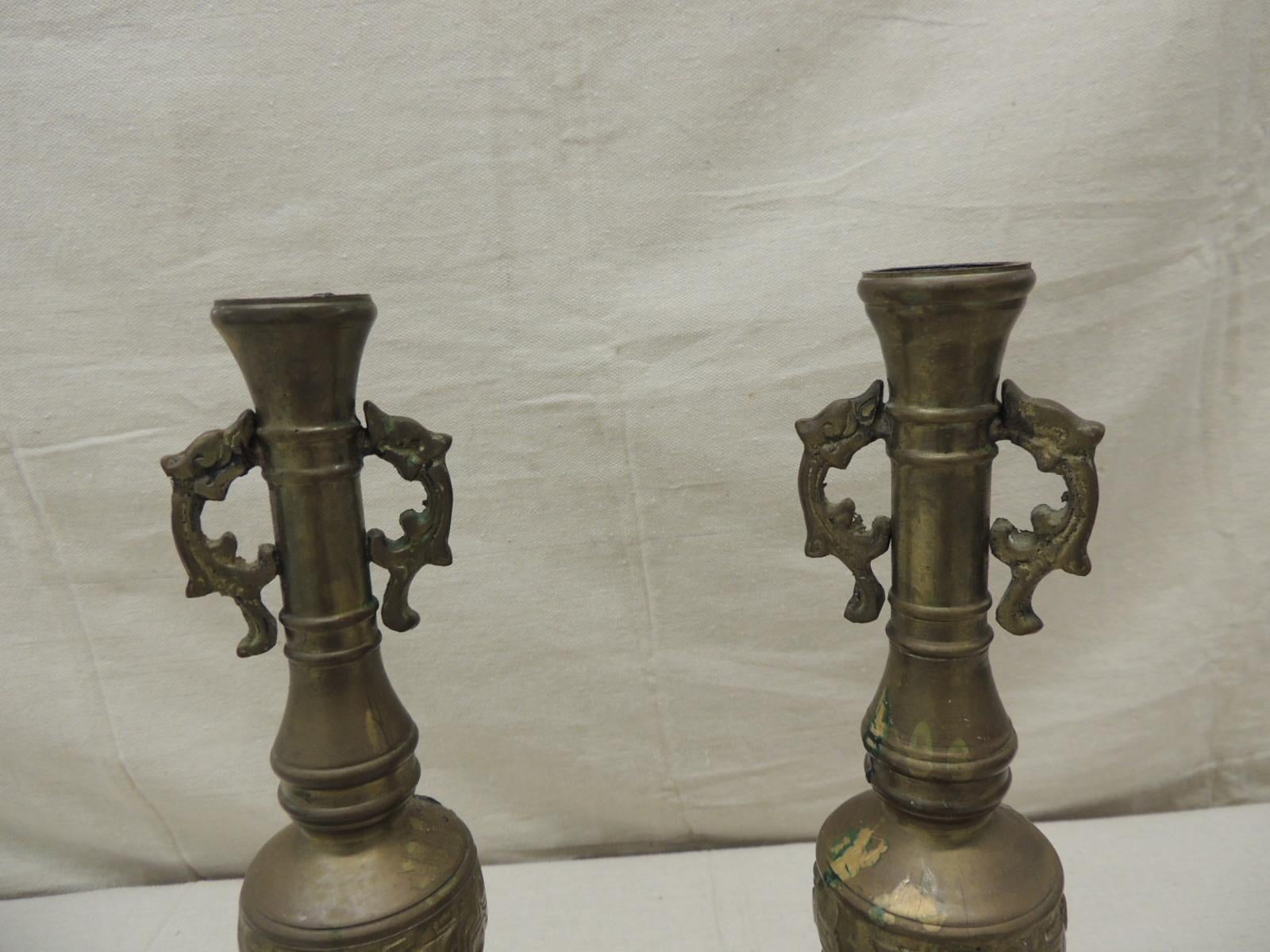 asian candle holders