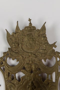Pair of Vintage Brass Candle Sconces