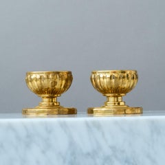 Pair of Vintage Brass Candlesticks by Skultuna. Sweden, 1940s.