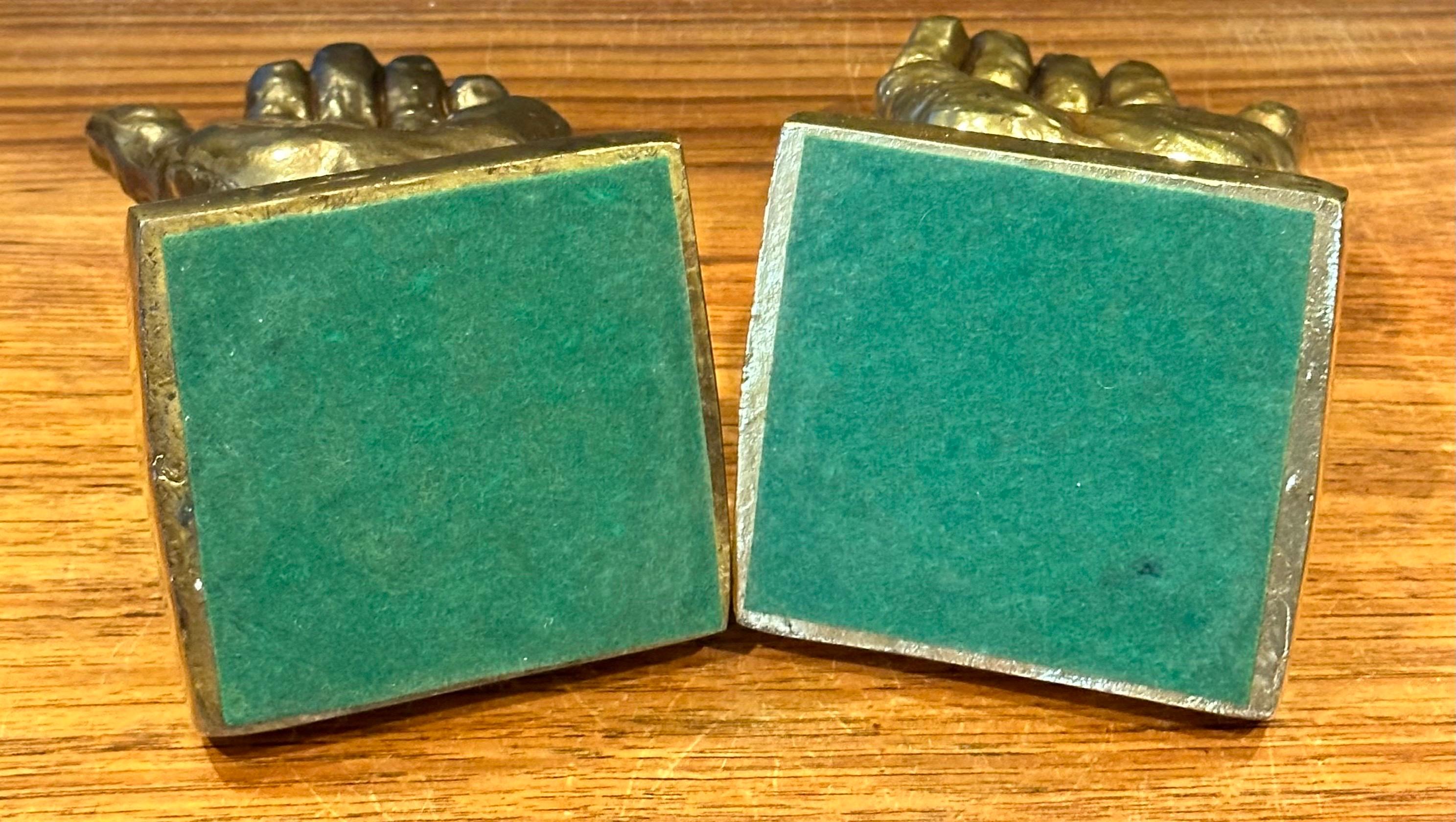 Pair of Vintage Brass 