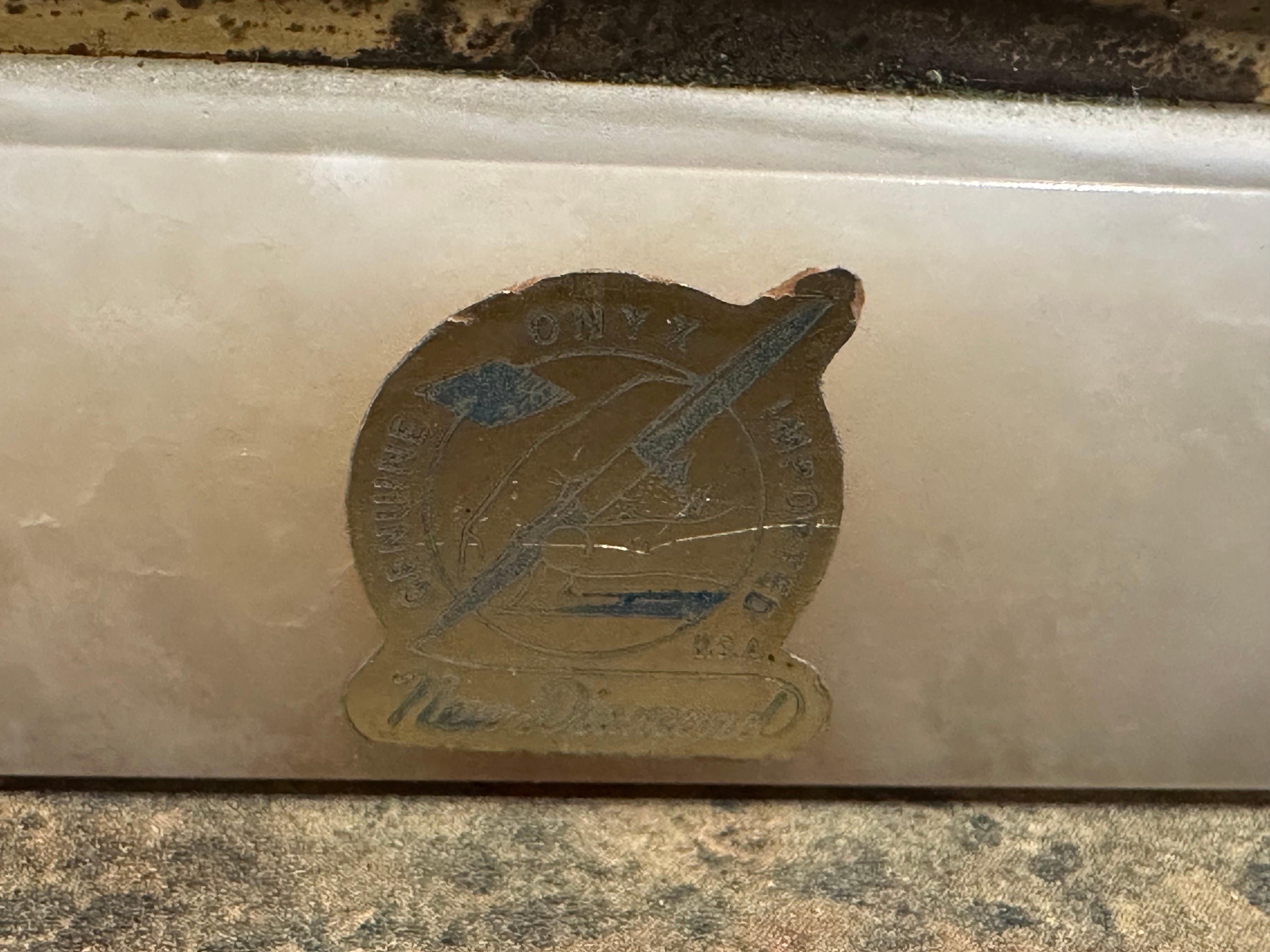 Coppia di reggilibri d'epoca in ottone 