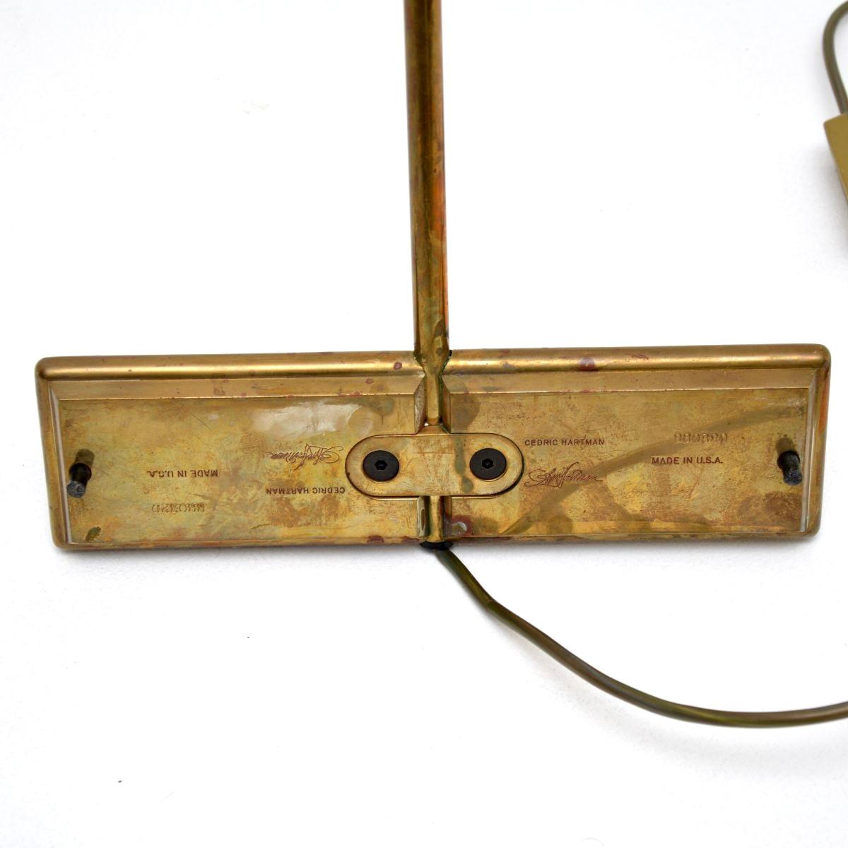 Paire de lampes de lecture en laiton Vintage By par Cedric Hartman en vente 3