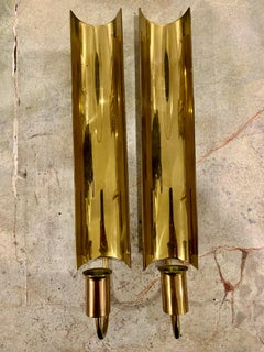 Pair of Vintage Brass Skultana Wall lamps by Pieer Forsell