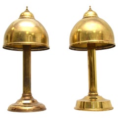Pair of Vintage Brass Table Lamps
