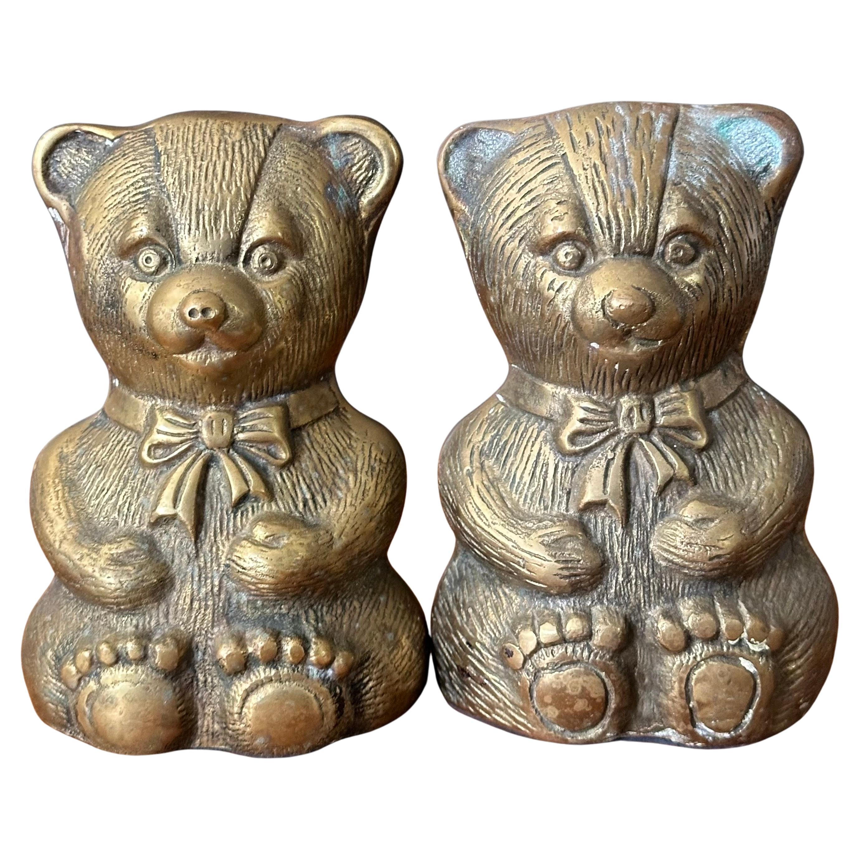 Fun pair of vintage brass 