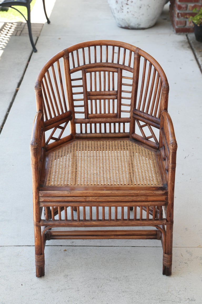 Pair of Vintage Brighton Bamboo Chairs at 1stDibs