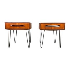 Pair of Vintage British Mid-Century Modern Teak Nightstands by G Plan