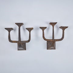 Pair of Vintage Brutalist Sconces