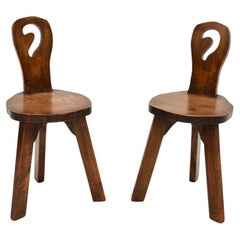Beistellstühle aus Holz