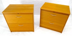 Ein Paar dänische Teakholz-Aktenschränke im Mid-Century-Modern-Stil, um 1970