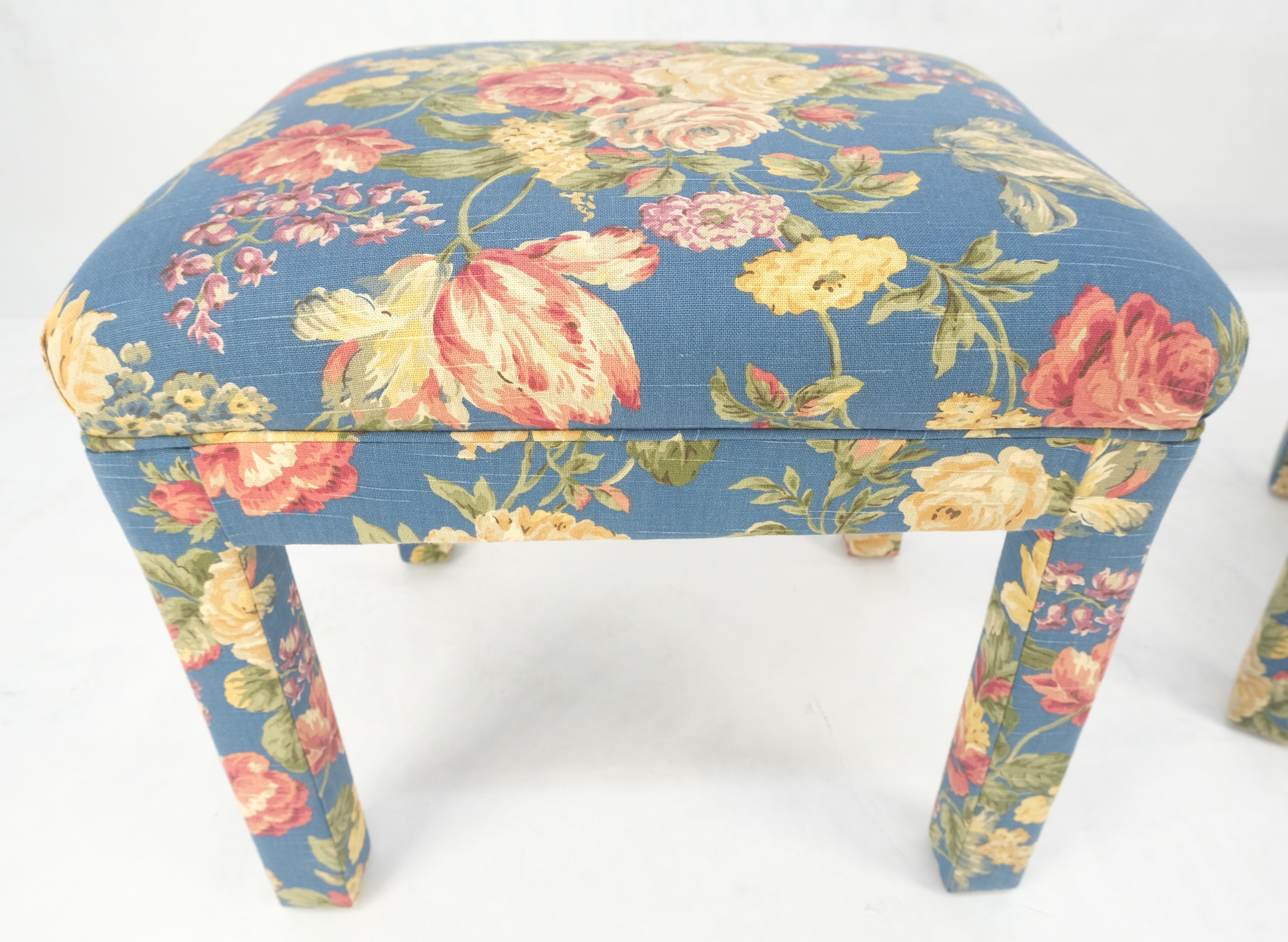Coppia di panche decorative in stile tappezzeria d'epoca, anni '70, MINT! in vendita 7