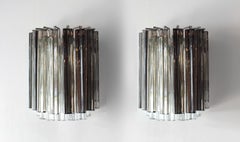 Pair of Vintage Camer Glass Sconces