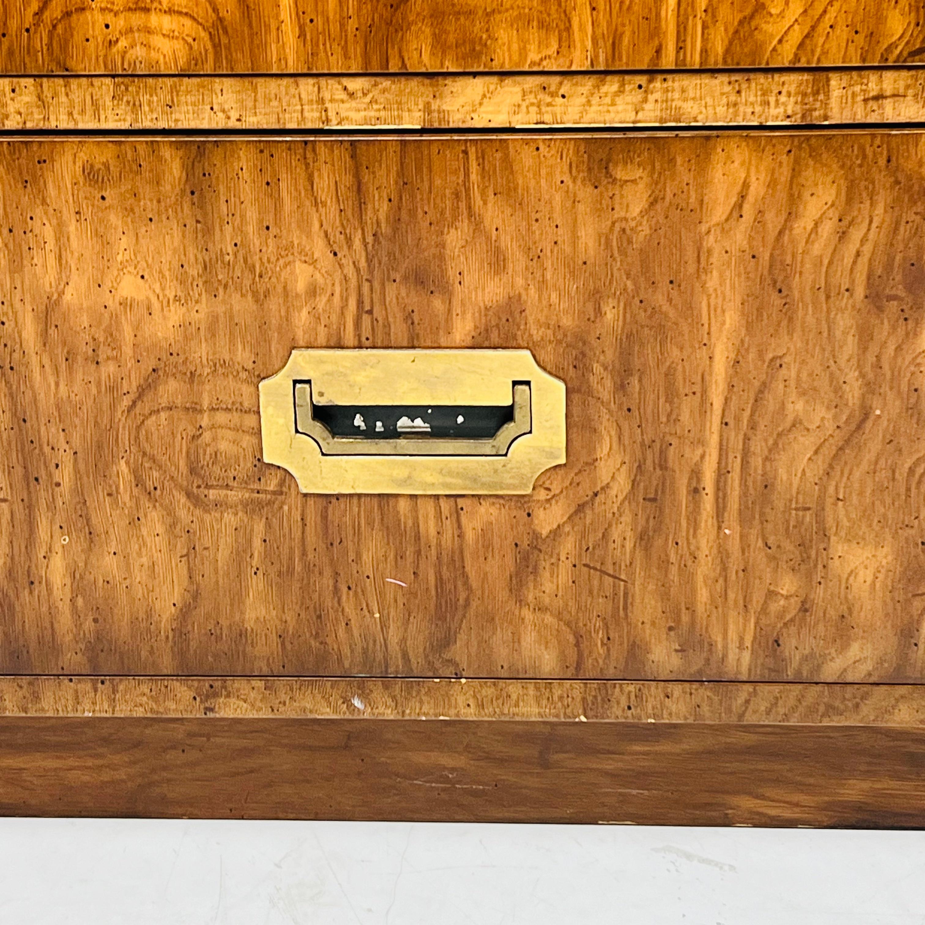 Pair of Vintage Campaigner Chests by Dixie 3