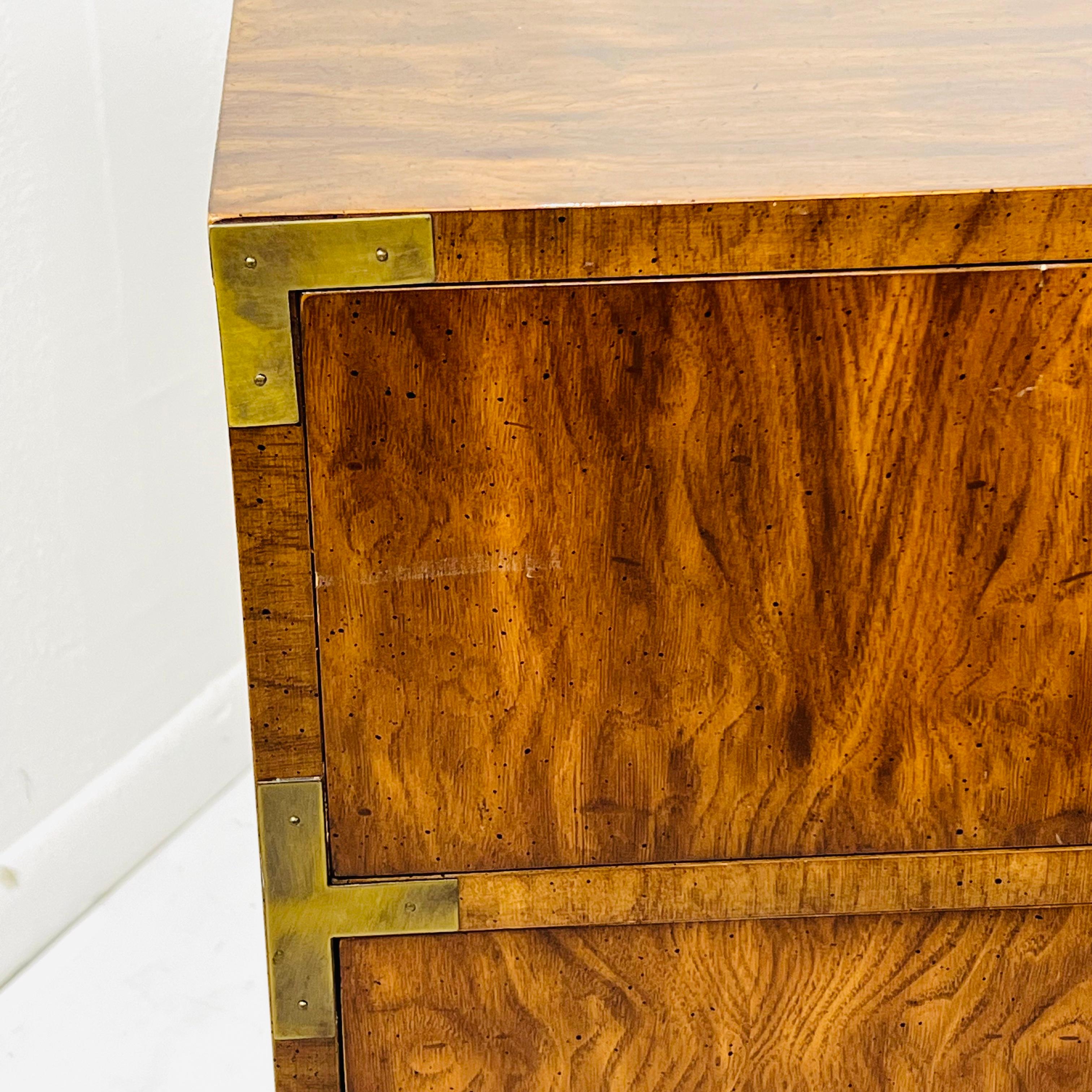 Pair of Vintage Campaigner Chests by Dixie 4