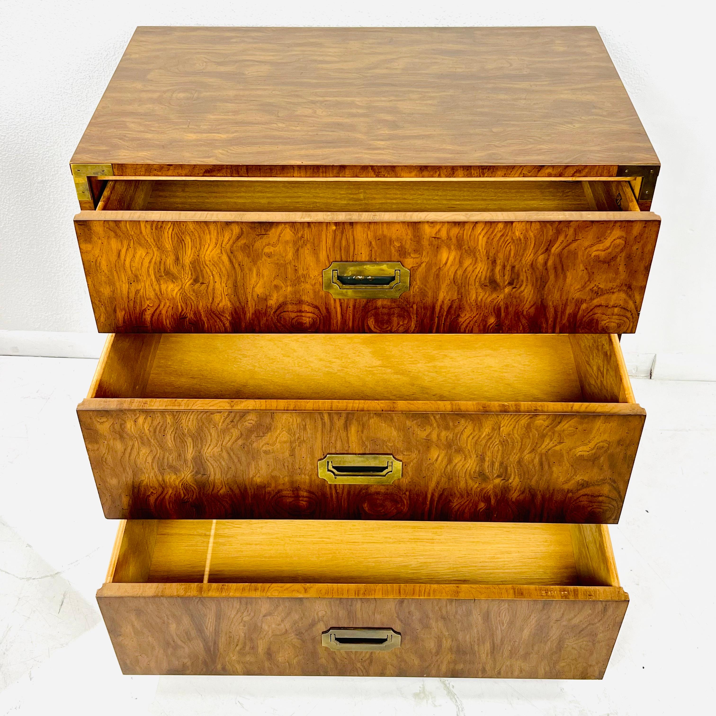 Pair of Vintage Campaigner Chests by Dixie 9