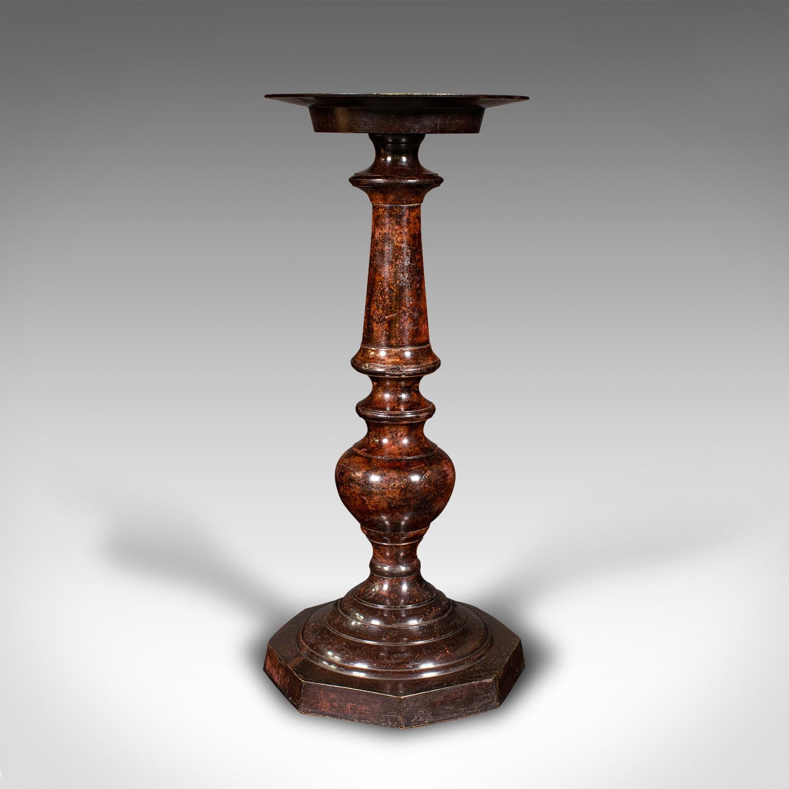 20th Century Pair Of Vintage Candle Prickets, English, Candlestick, Ecclesiastical, Art Deco For Sale