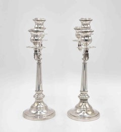 Pair of Vintage Candlesticks, Italy, Mid-20th Century