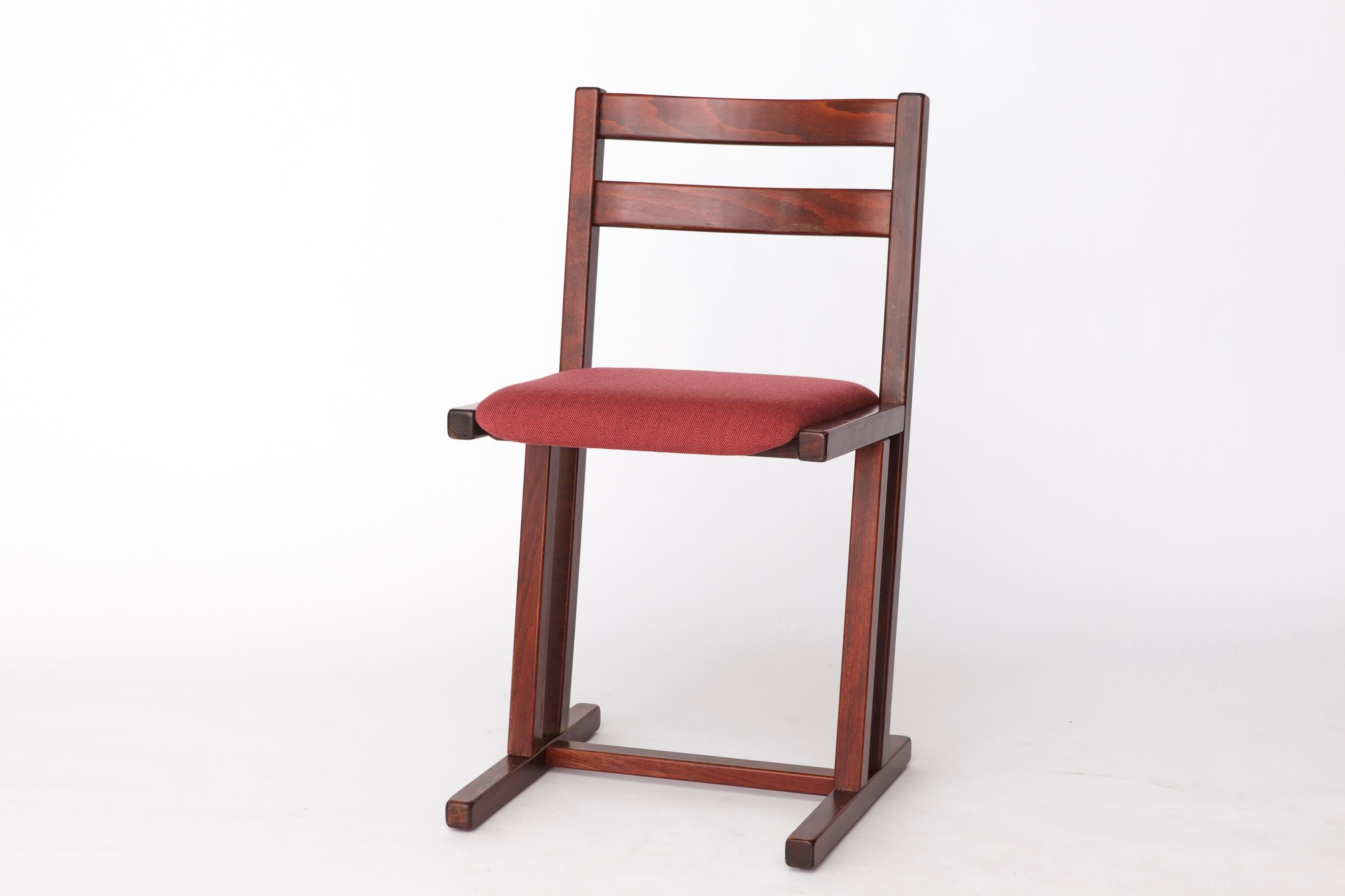 Faggio Coppia di sedie da pranzo Casala d'epoca - Design tedesco di metà secolo, legno di faggio in vendita