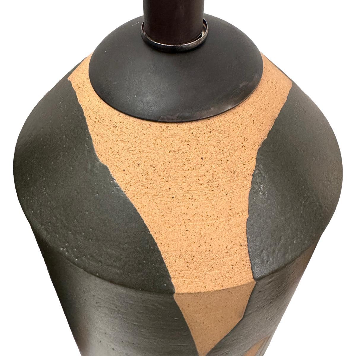 Paire de lampes en céramique italienne des années 1970

Mesures :
Hauteur du corps : 17