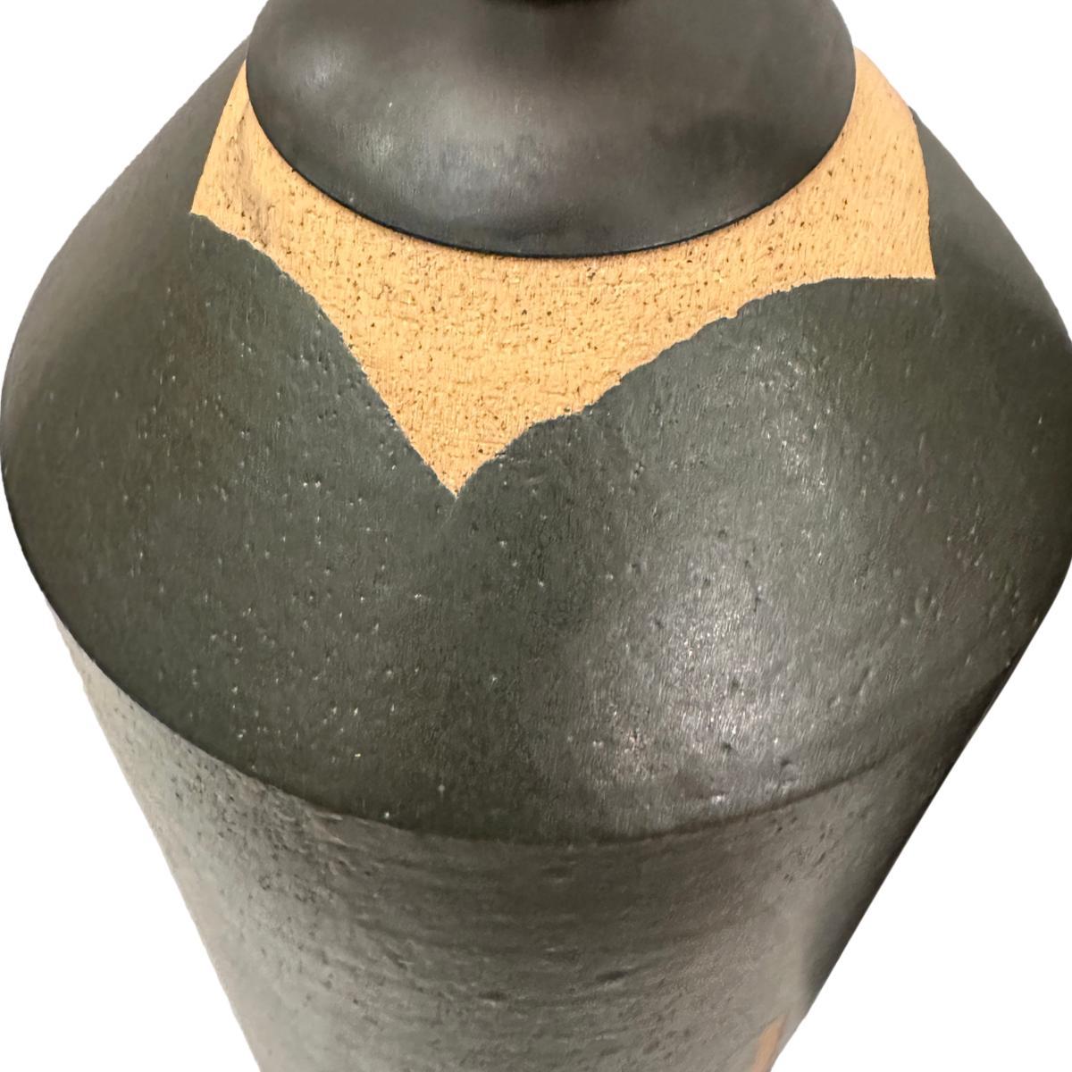 Fin du 20e siècle Paire de lampes en céramique vintage en vente