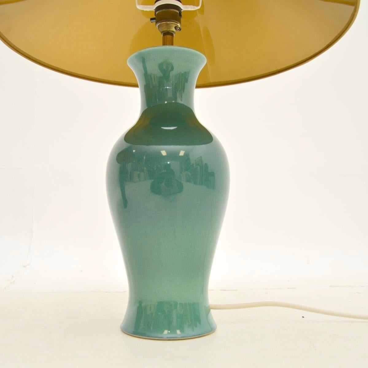 Pair of Vintage Ceramic Table Lamps In Good Condition In London, GB