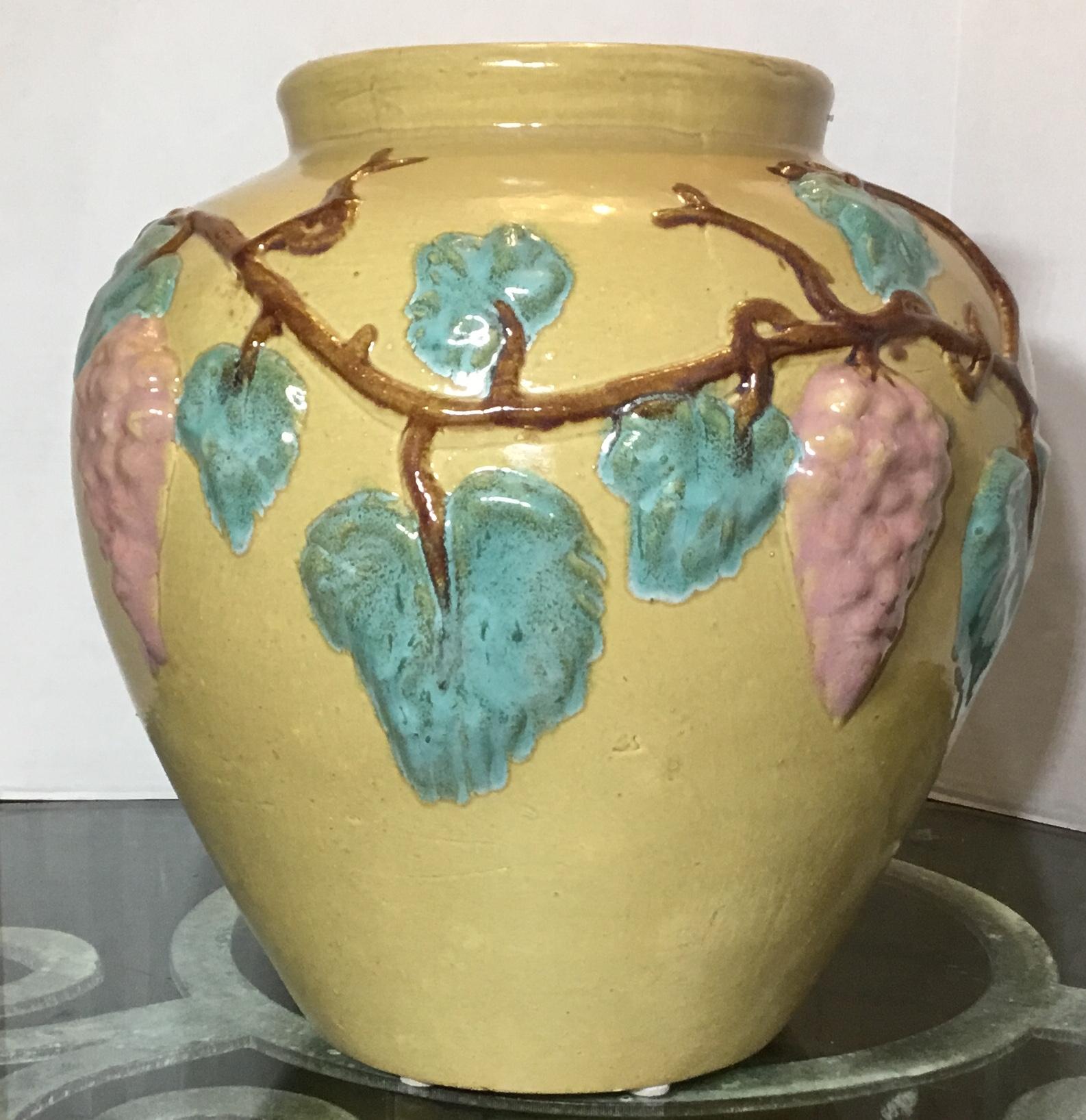Paar Vintage-Vasen oder Pflanzgefäße aus Keramik im Angebot 4