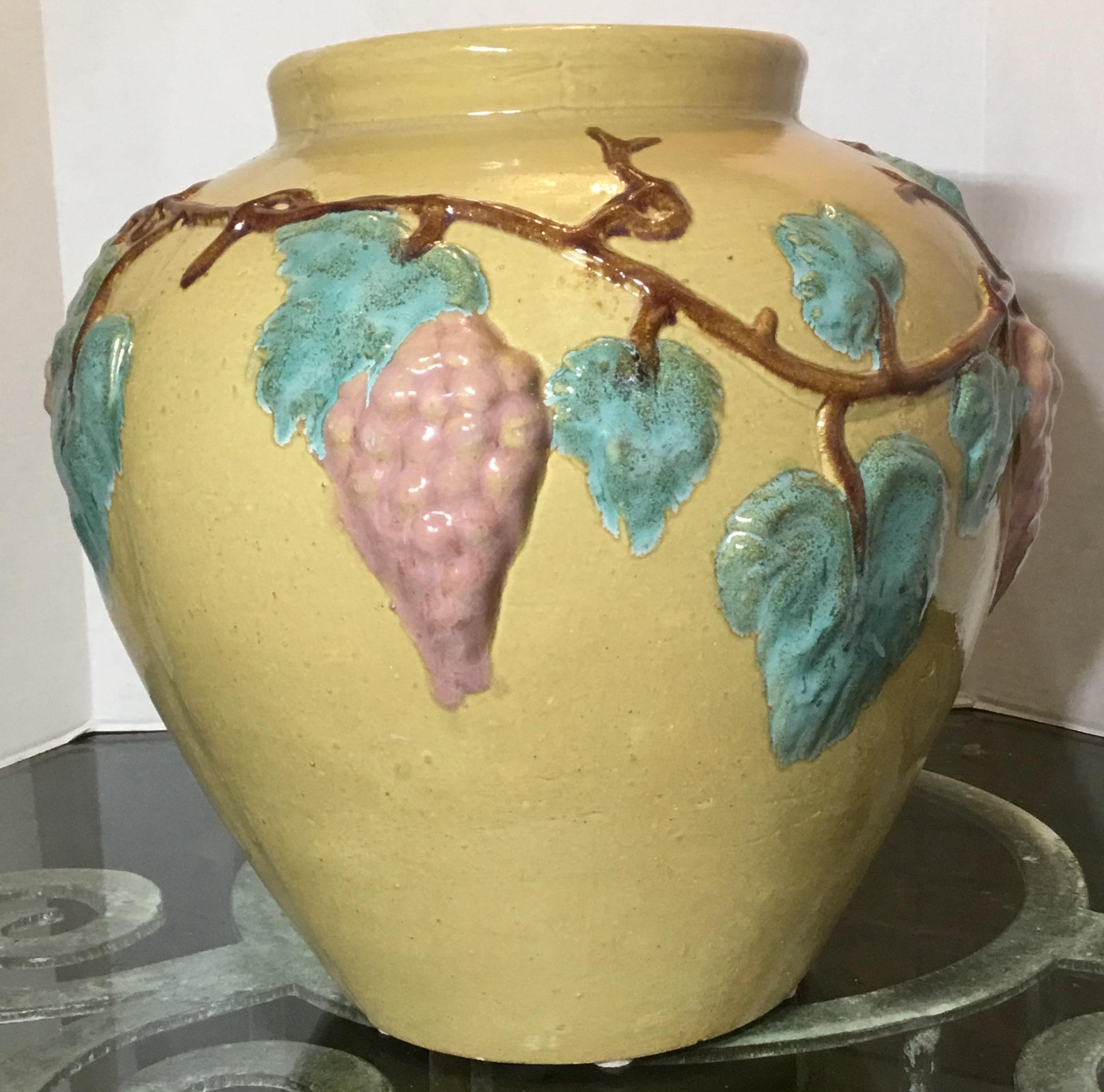 Paar Vintage-Vasen oder Pflanzgefäße aus Keramik im Angebot 5