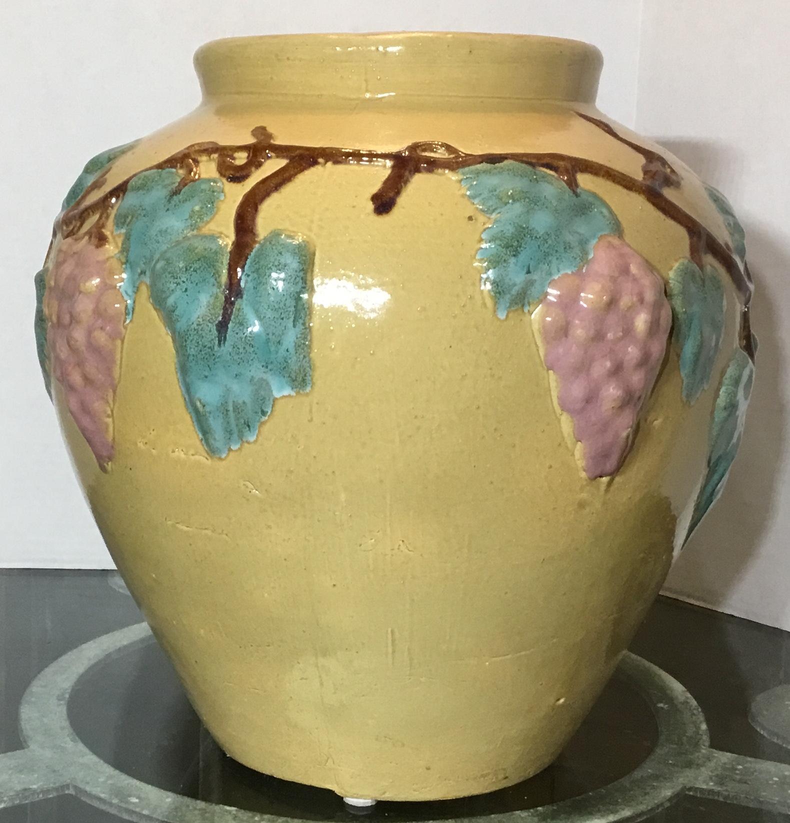 Paar Vintage-Vasen oder Pflanzgefäße aus Keramik im Angebot 8