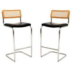 Pair of Vintage Cesca Bar Stools