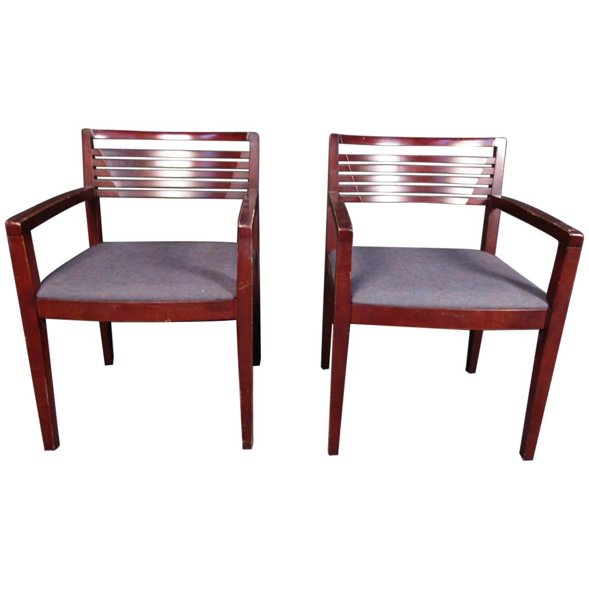 Pair of Vintage Modern Chairs For Sale