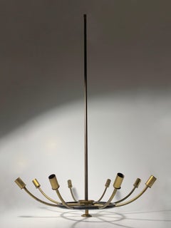 Pair of Vintage Modern Elegant Chandelier Lamps