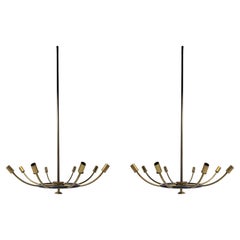 Pair of Used Modern Elegant Chandelier Lamps