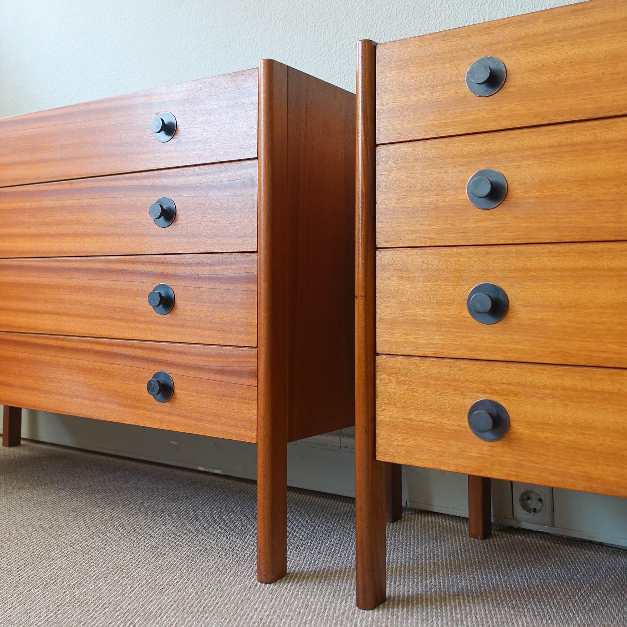 Late 20th Century Pair of Vintage Chest of Drawers from José Espinho for Olaio, 1970's
