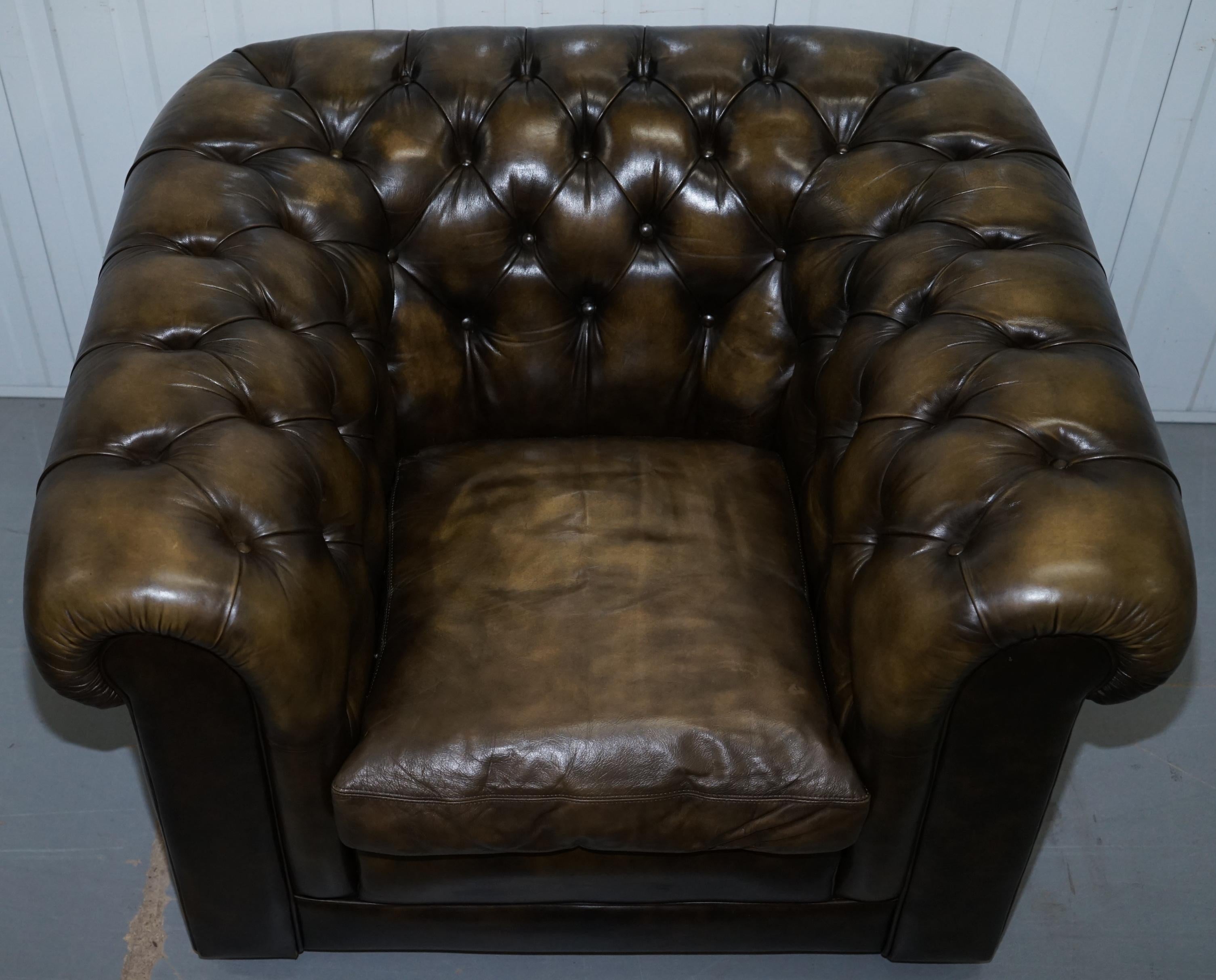 vintage chesterfield armchairs
