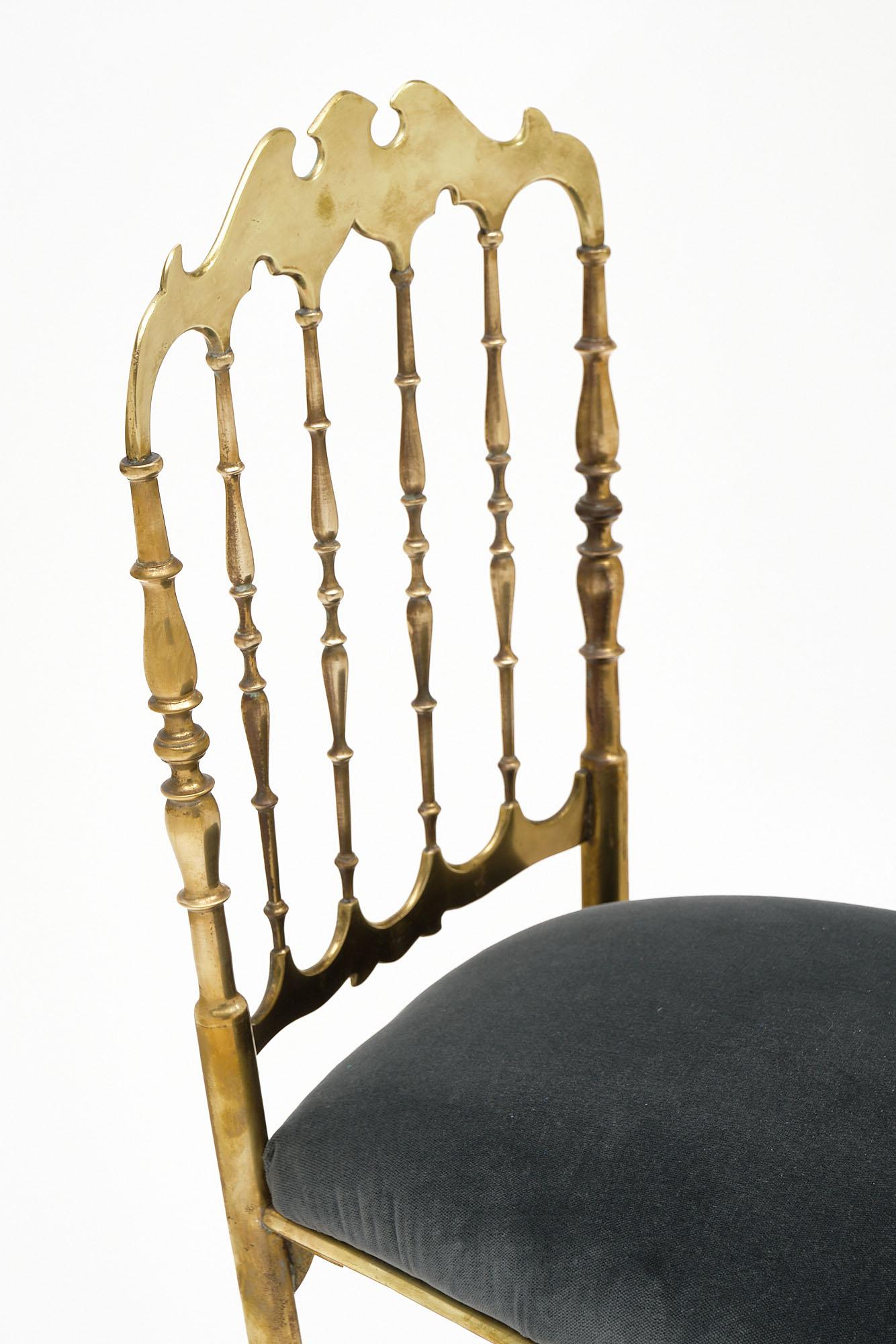 Early 20th Century Pair of Vintage Chiavari Chairs