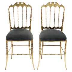 Paire de vieilles chaises Chiavari