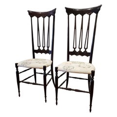 Pair of Vintage Chiavari Chairs Model Spada