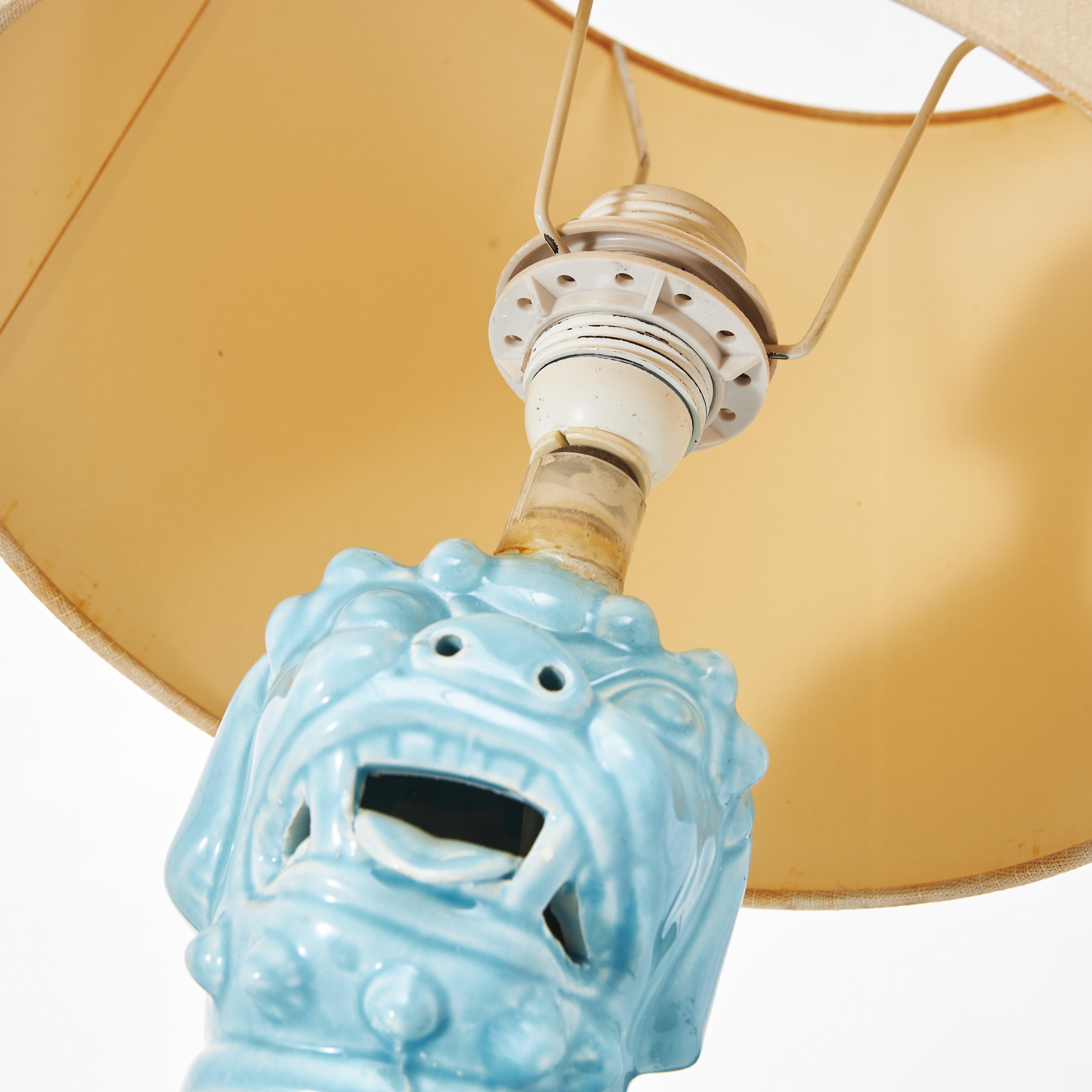 Pair of Vintage Chinese Fu Dog Lamp William 
