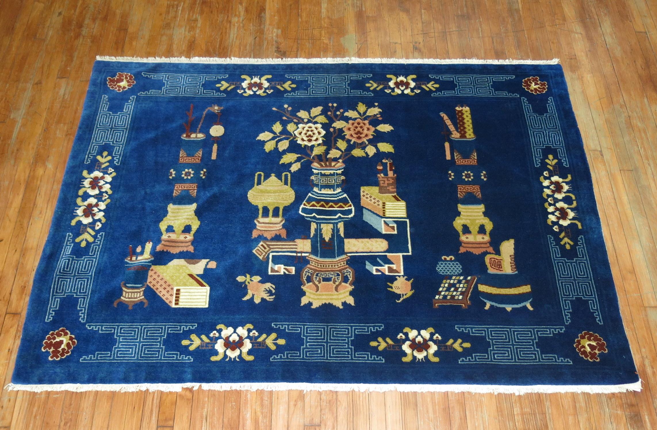 20th Century Pair of Vintage Chinese Rugs For Sale