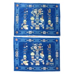 Pair of Vintage Chinese Rugs